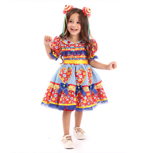 VESTIDO JUNINO BANOFFE- INFANTIL