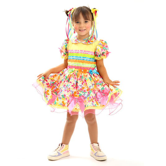 VESTIDO JUNINO DOCINHO- INFANTIL