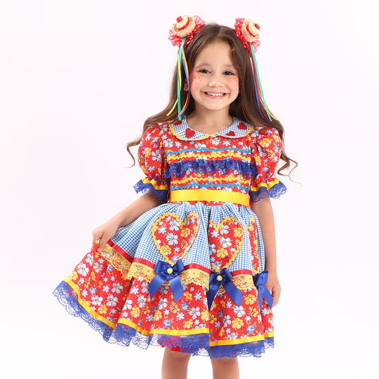 VESTIDO JUNINO BANOFFE- INFANTIL