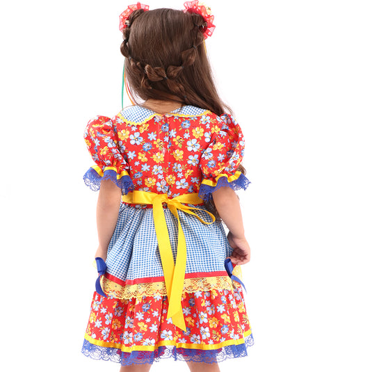 VESTIDO JUNINO BANOFFE- INFANTIL