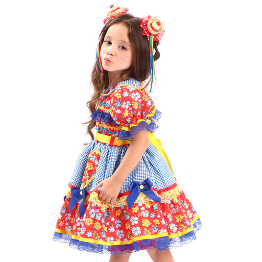 VESTIDO JUNINO BANOFFE- INFANTIL