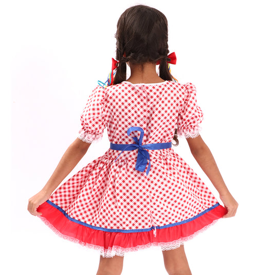 VESTIDO JUNINO BELISA- INFANTIL