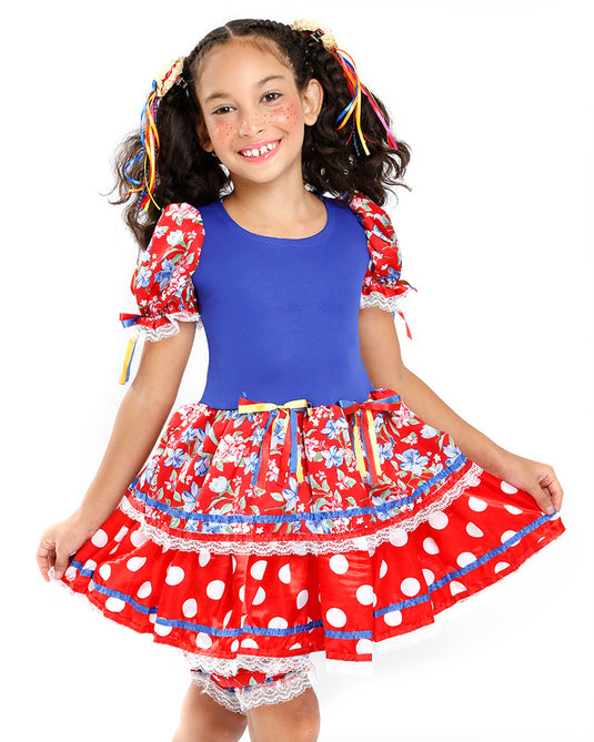 VESTIDO JUNINO BIANCA- INFANTIL