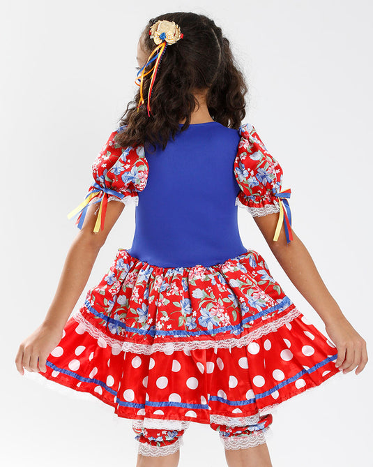 VESTIDO JUNINO BIANCA- INFANTIL