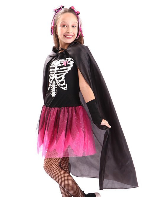 Capa De Bruxa Infantil Festa Fantasia Halloween Sortida