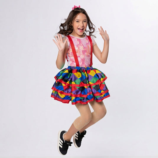 SAIA COM SUSPENSÓRIO INFANTIL - C0284