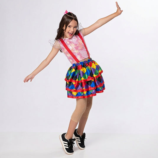 SAIA COM SUSPENSÓRIO INFANTIL - C0284