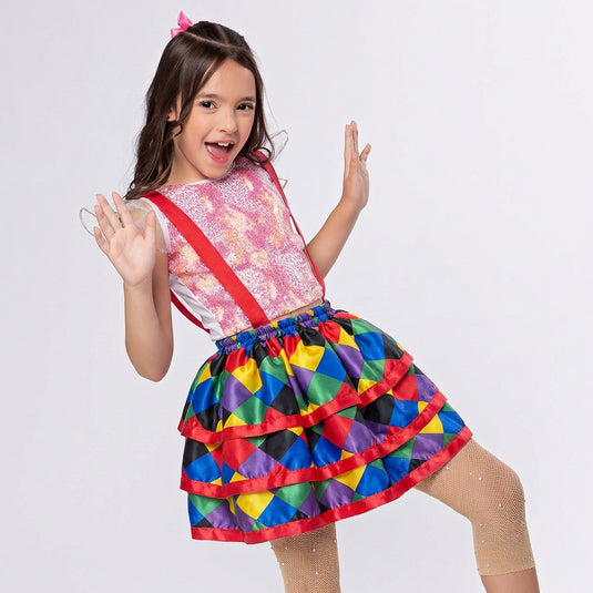 SAIA COM SUSPENSÓRIO INFANTIL - C0284