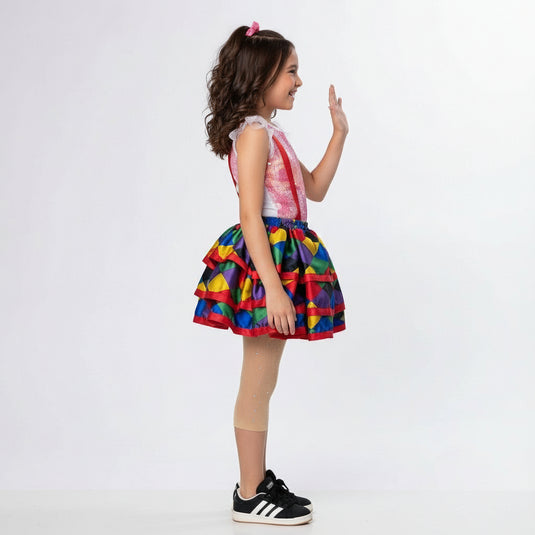 SAIA COM SUSPENSÓRIO INFANTIL - C0284