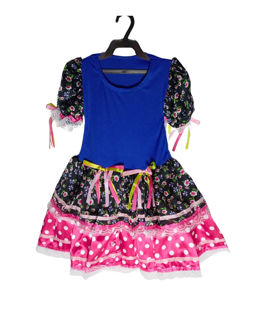 VESTIDO JUNINO MARIA ALINE- INFANTIL