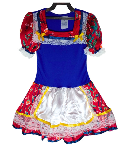 VESTIDO JUNINO MARIA ANITA- INFANTIL