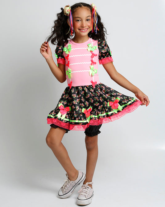 VESTIDO JUNINO MARIA ARLETE- INFANTIL