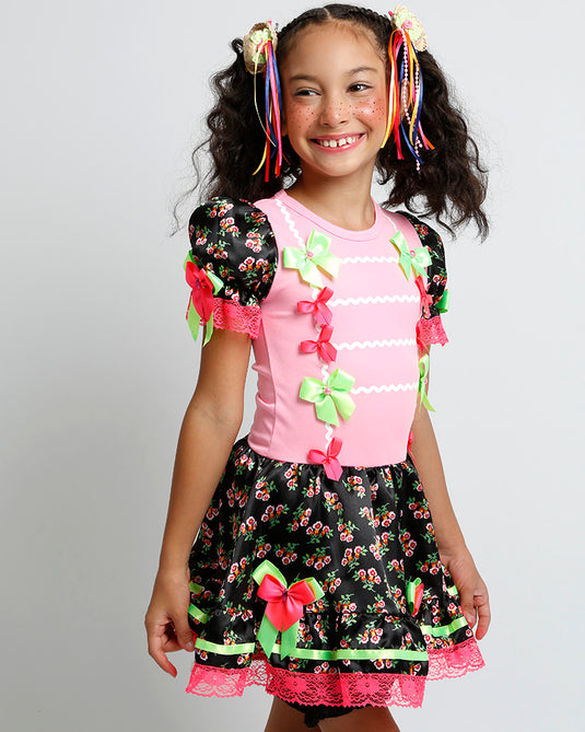 VESTIDO JUNINO MARIA ARLETE- INFANTIL