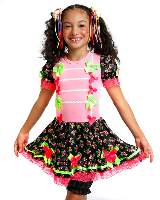 VESTIDO JUNINO MARIA ARLETE- INFANTIL