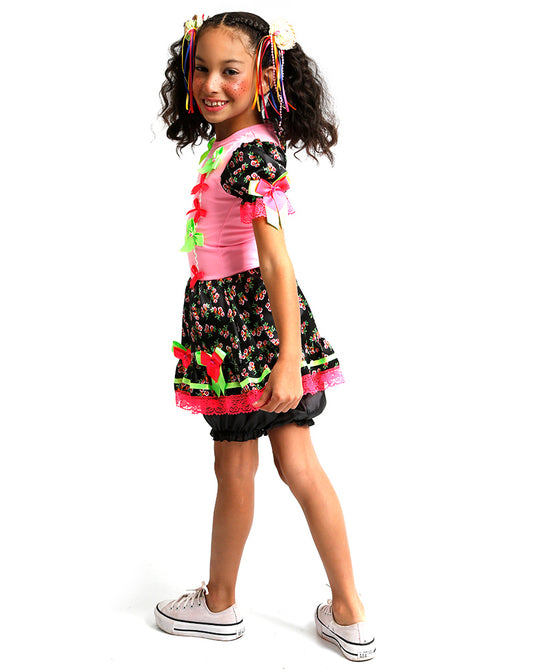 VESTIDO JUNINO MARIA ARLETE- INFANTIL