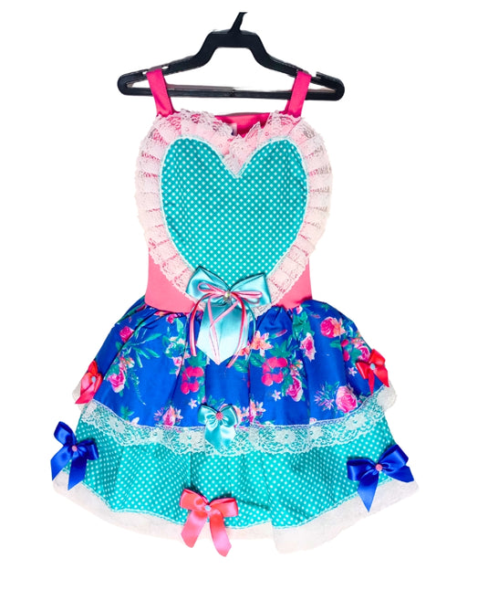 VESTIDO JUNINO SAFIRA- INFANTIL