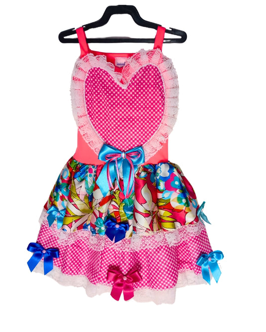 VESTIDO JUNINO SAFIRA- INFANTIL