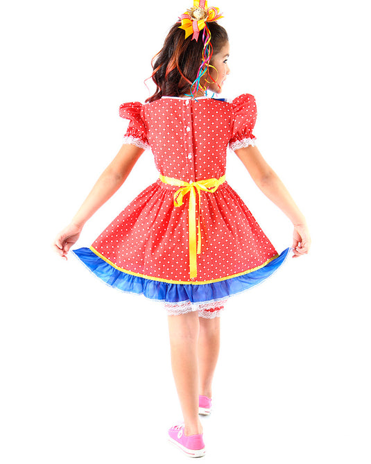 VESTIDO JUNINO BERENICE- INFANTIL