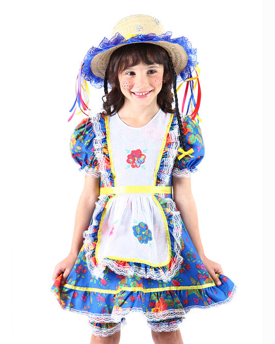 VESTIDO JUNINO BRITANNY INFANTIL