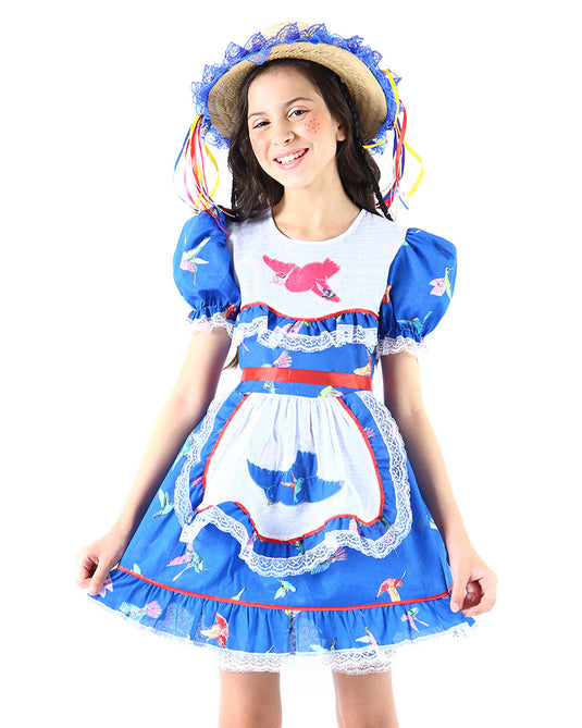 VESTIDO JUNINO BRUMA INFANTIL