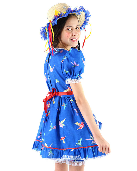 VESTIDO JUNINO BRUMA INFANTIL