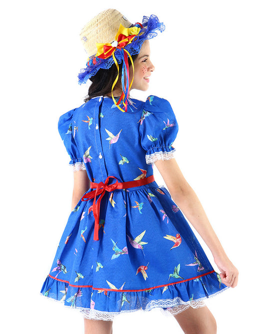 VESTIDO JUNINO BRUMA INFANTIL